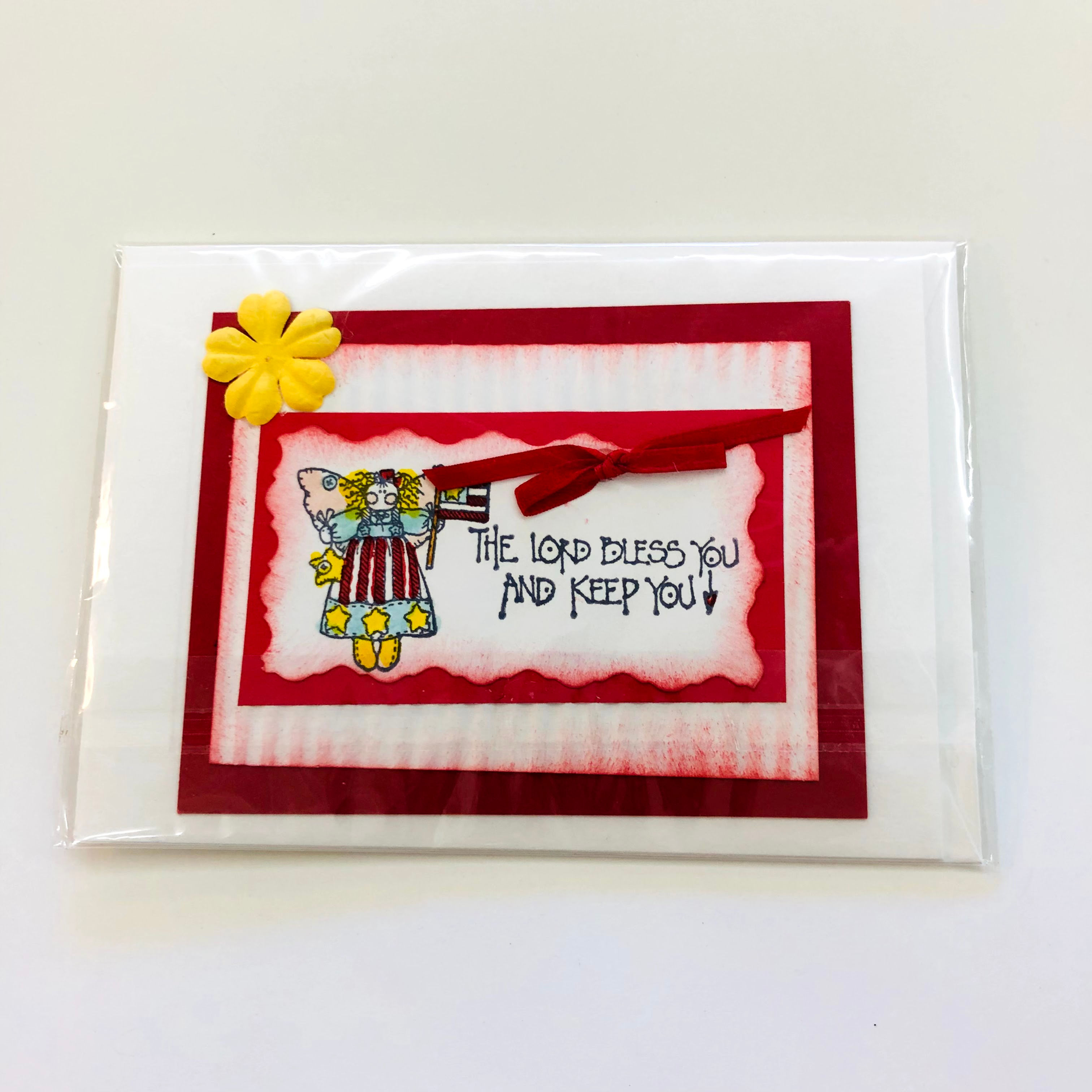 The Lord Bless and Keep You Handmade Card