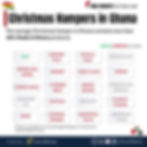 Composition of Christmas Hampers in Ghana