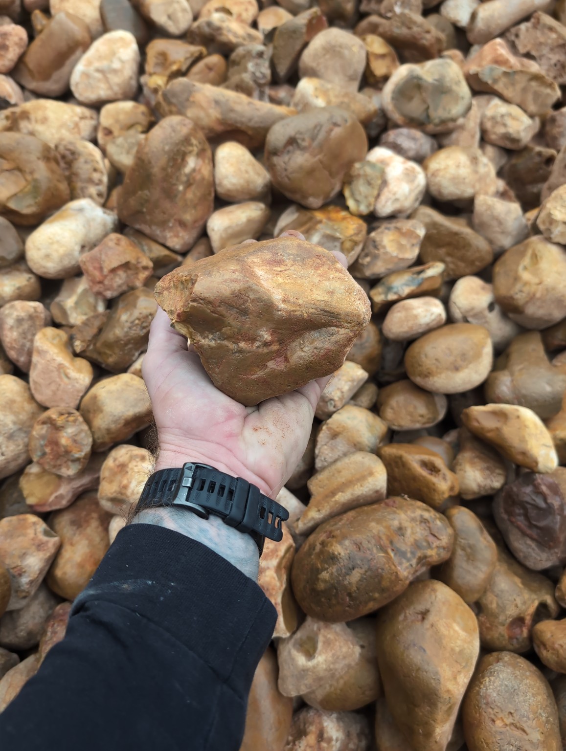 3–5 inch peach bullrock