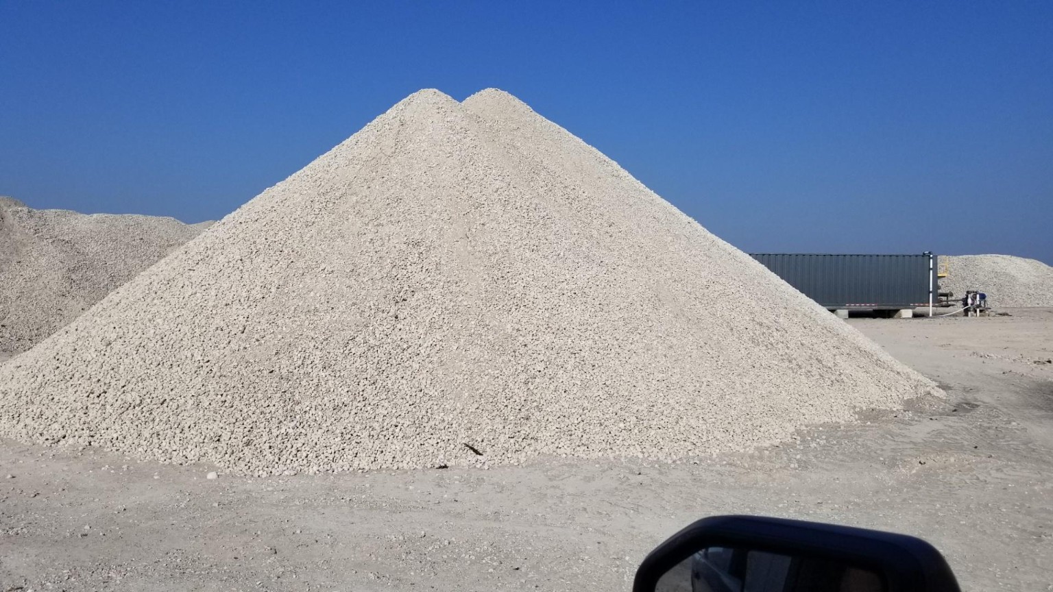 1/2 inch crushed limestone, also called #57 stone