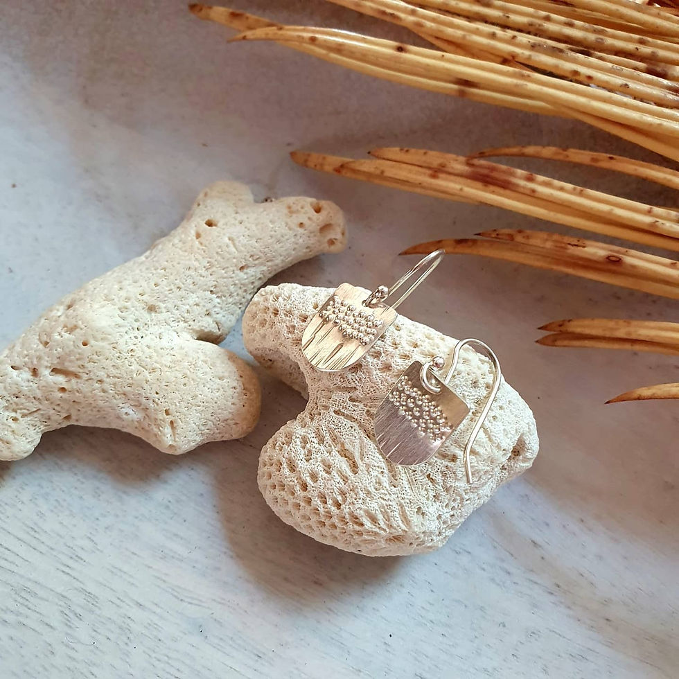 Adrift Silver Earrings