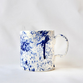 Porcealin Splatter Mug by Bridget Hemmings