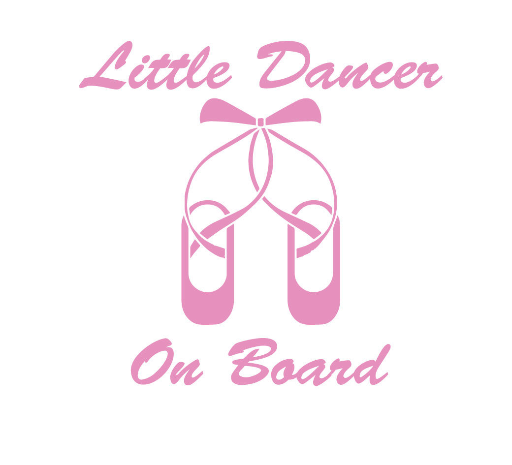Sticker Little Dancer on Board