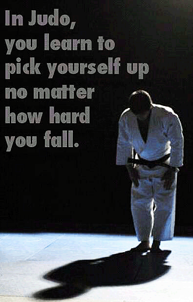 learn to pick yourself up no matter how hard you fall