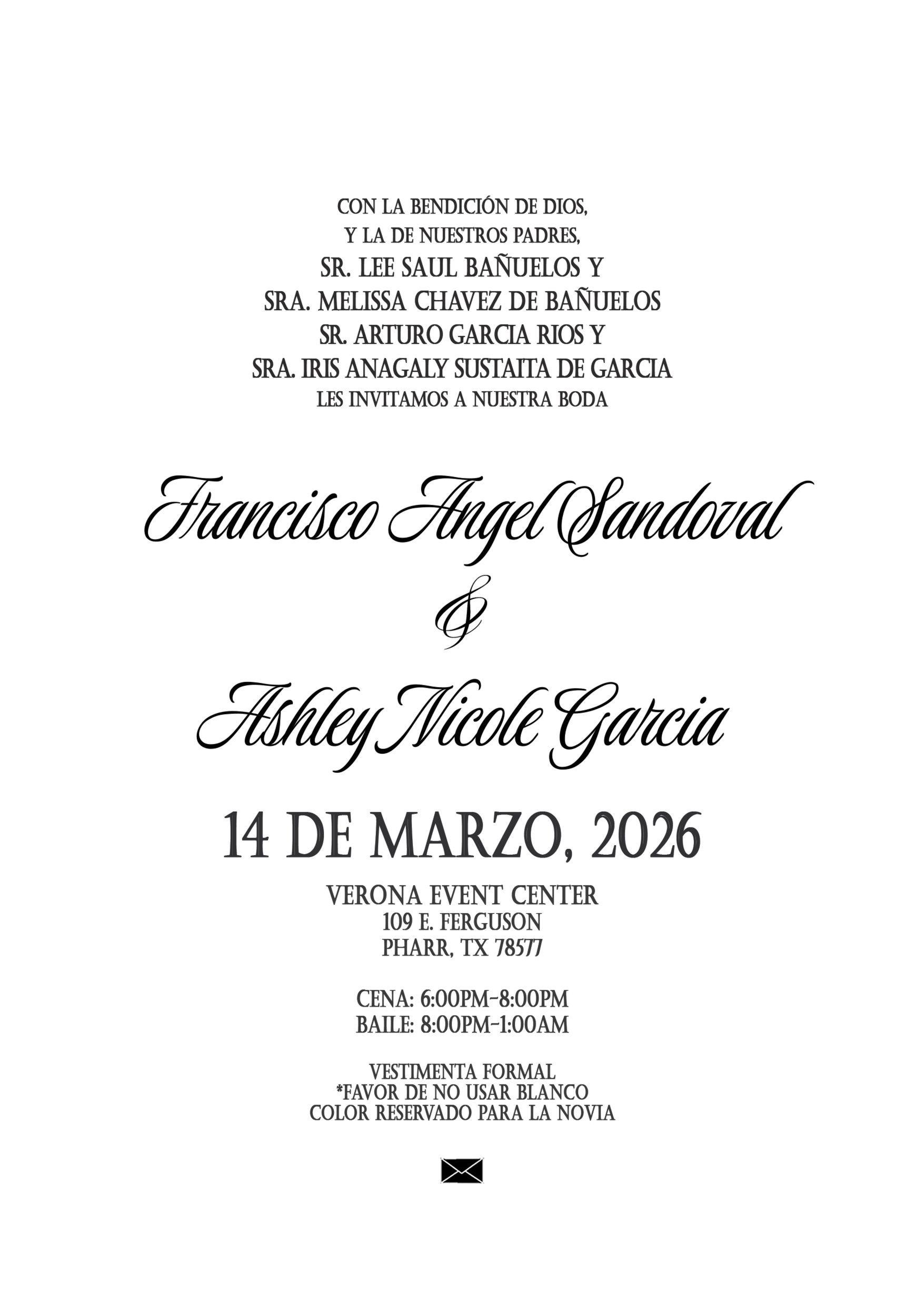 Printed 5x7- Wedding Invitations