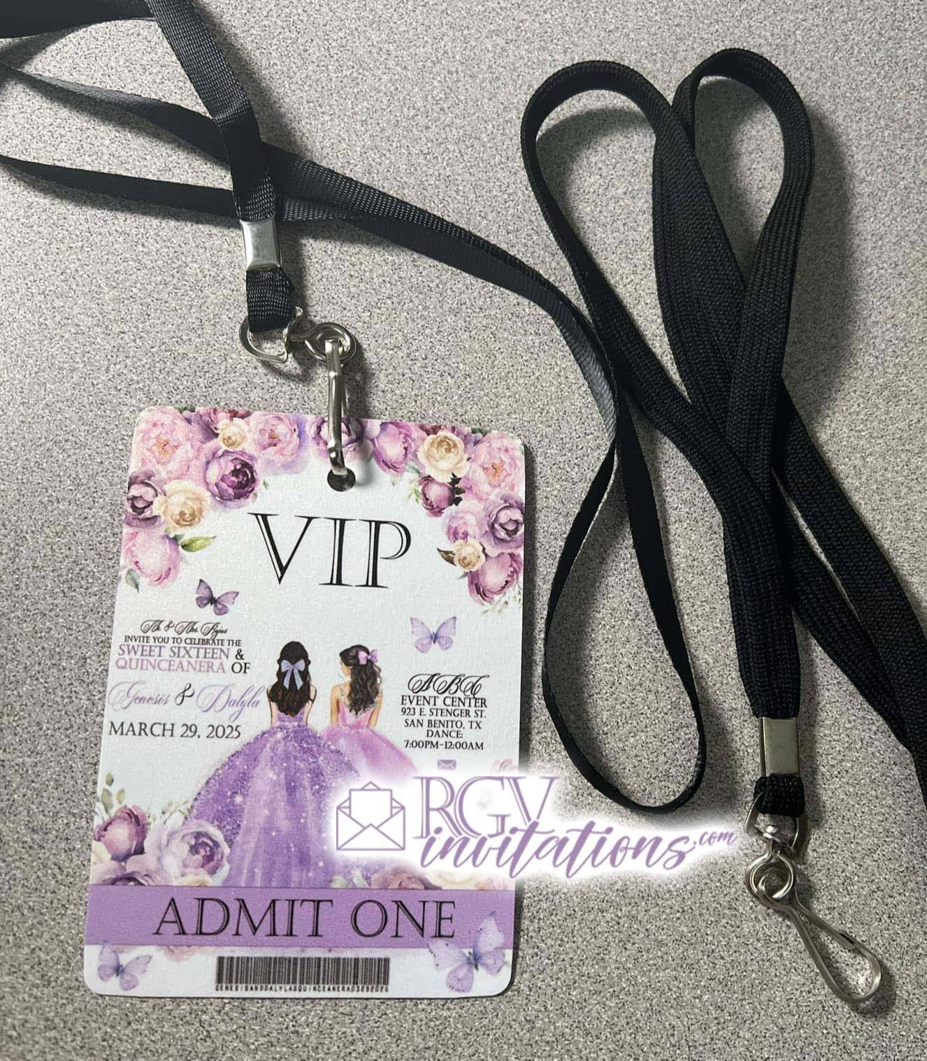 VIP Lanyard Invitation
