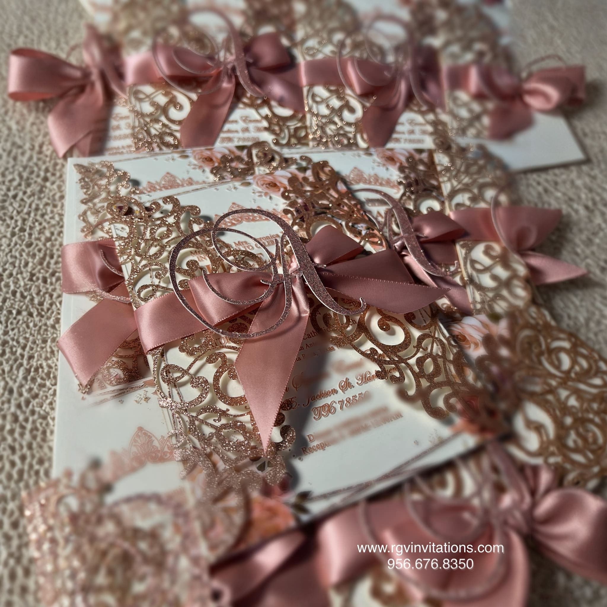 1mm Acrylic Invitations with Cover