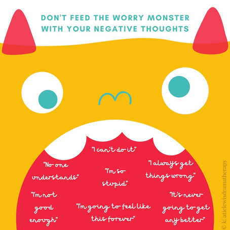 Worry Monsters - Don't feed them your negative thoughts