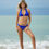 Thumbnail: cobalt blue bikini top Waverly Lace Halter scalloped gorgeous pretty bikini top pq swim sexy classy bikini designer swimwear