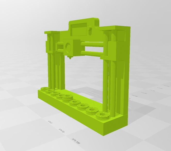 תמונה ממוזערת: מודל תלת מימד מודפס של פסל