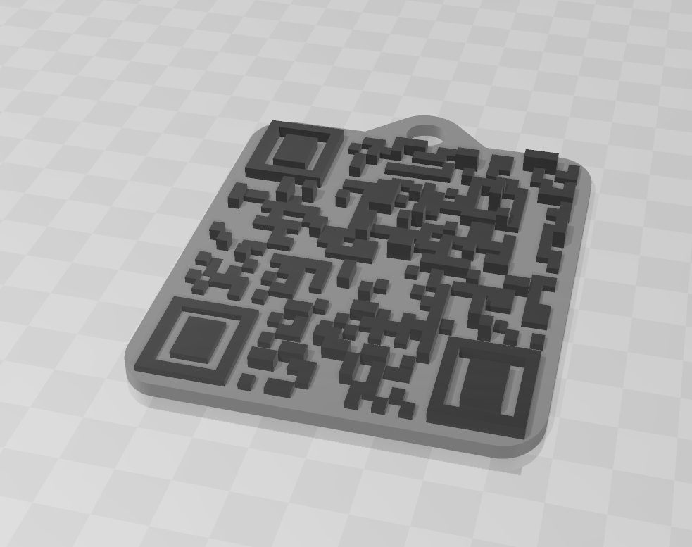 תליון קוד QR לסריקה