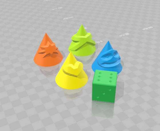 כלי משחק מודפס בתלת מימד