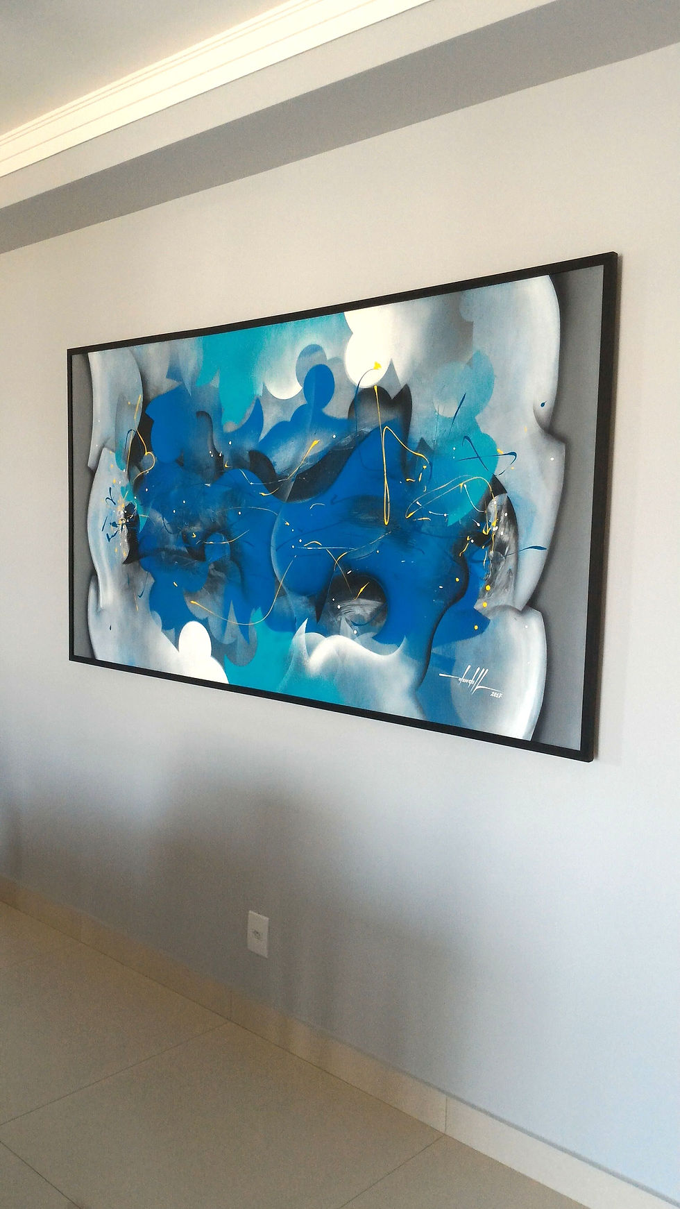 Quadro Abstrato Grande Para Sala