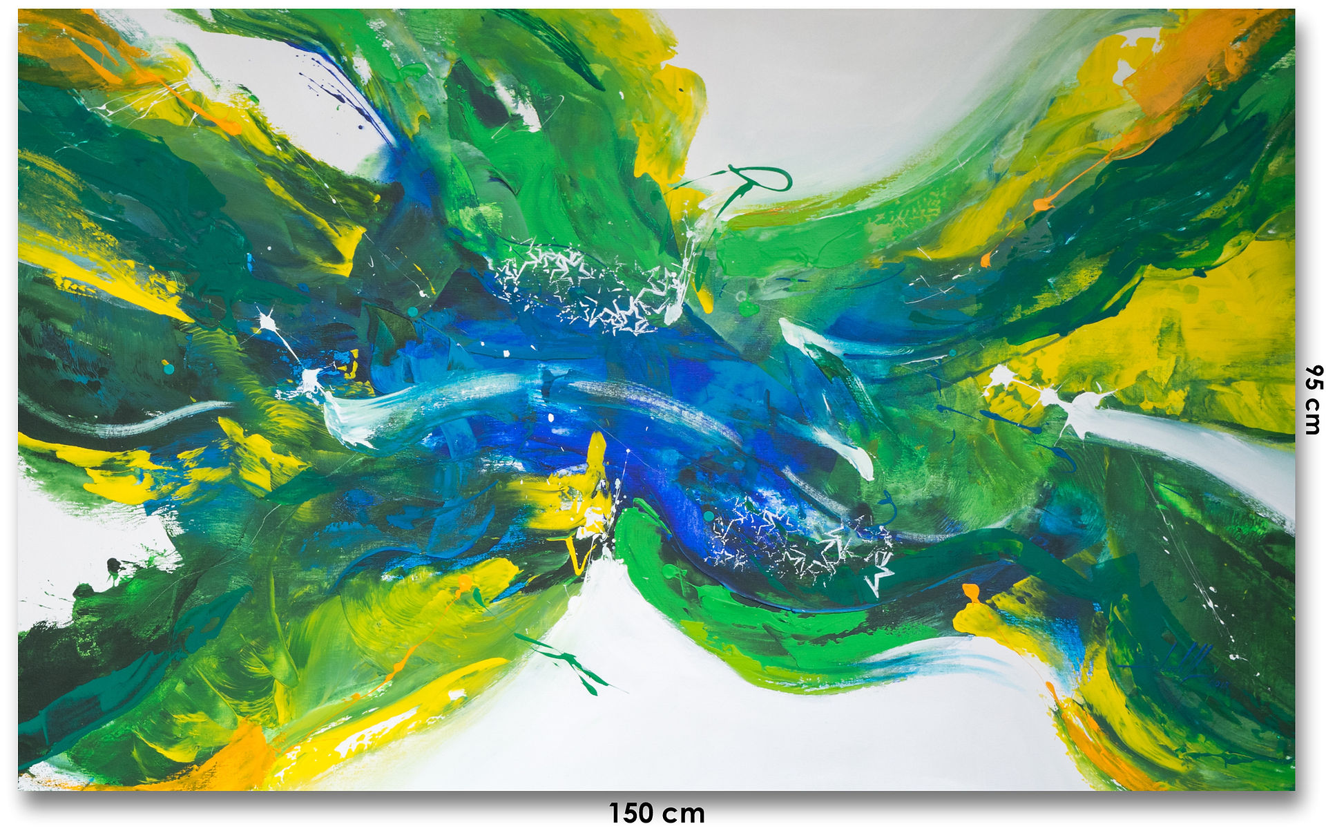 Pintura Abstrata em Tela