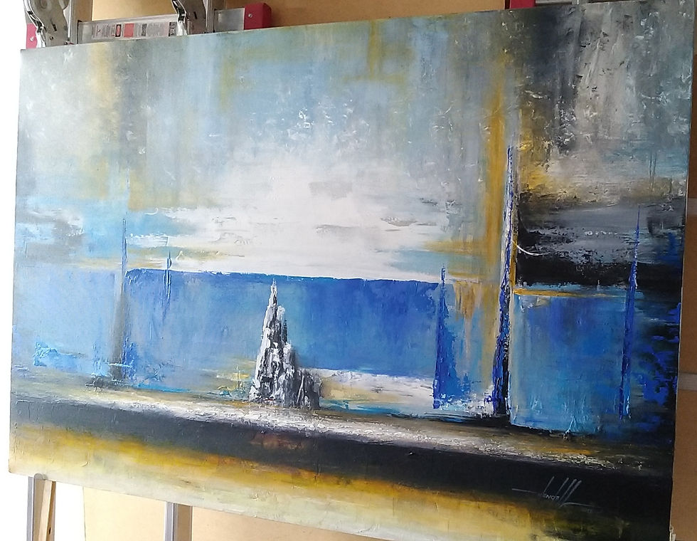 Duas Pinturas Contemporâneas Sob Encomenda