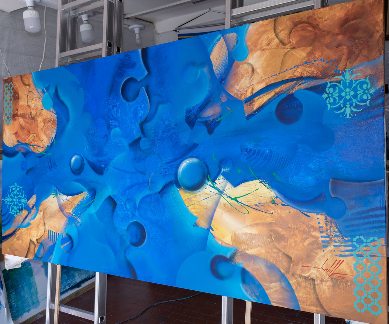 Telas Abstratas Grandes (10)
