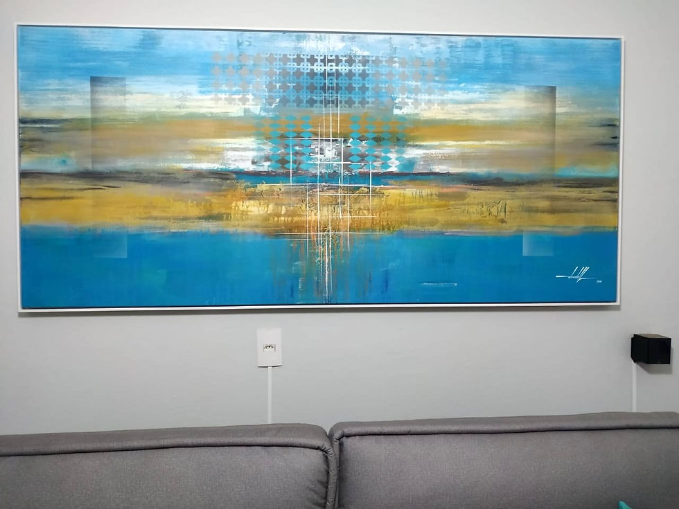 Quadro Abstrato 2 M X 0,90 M