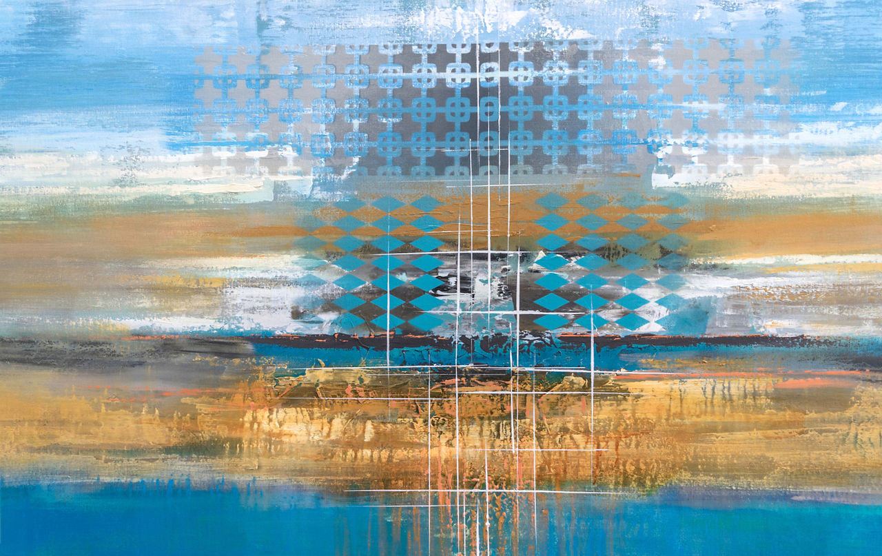 Quadro Abstrato 2 M X 0,90 M (4)