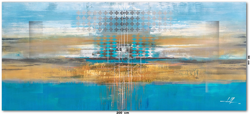 Quadro Abstrato 2 M X 0,90 M