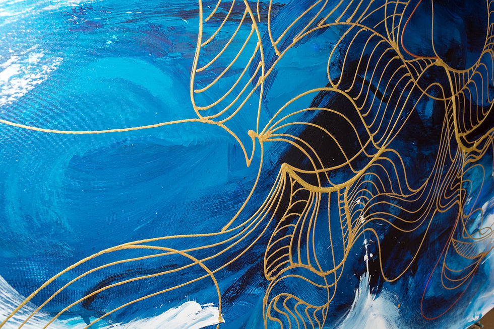 Pintura Abstrata Em Tela 150 cm X 100 cm