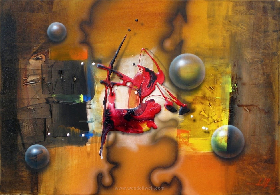 Pintura Moderna em Tela