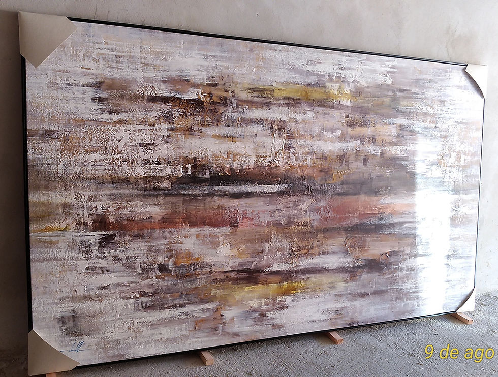 Quadro Abstrato 2 Metros Por 1,50 Metro