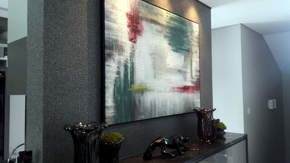 Quadro Com Tela Abstrata 1,70 m X 1,20 m