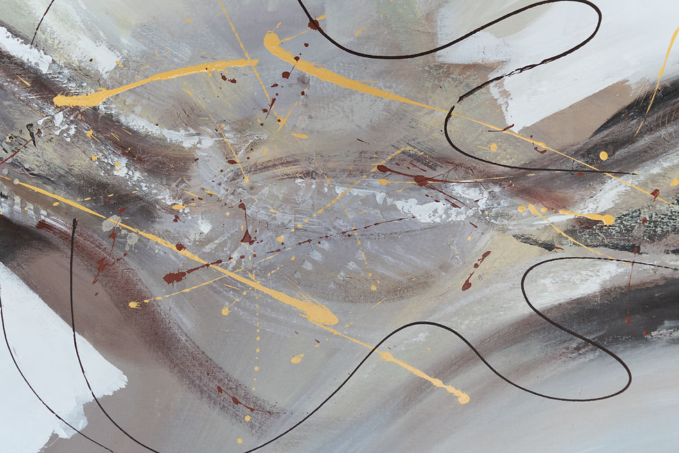 Miniatura: Pintura Abstrata Em Tela 160 cm X 90 cm Sansara