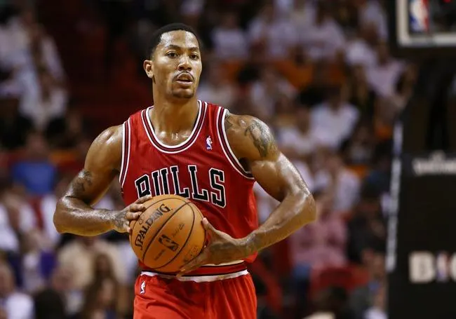 Derrick Rose for the Chicago Bulls