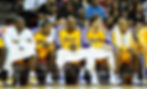 The Lakers bench in 2010