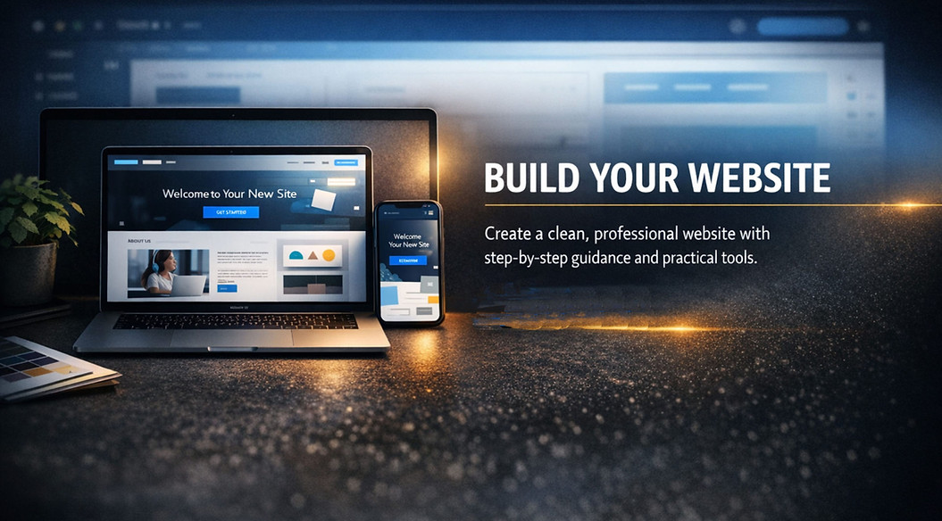 Clean website homepage layout with simple design, content sections, and clear structure.