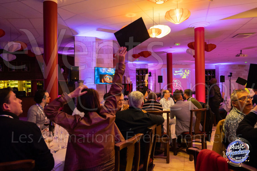 Animation quiz musical le Music Quiz Anthologie avec Events Academy