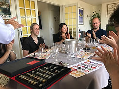 Animation Team-building Le Speed Tasting vin et gastronomie pour entreprise en séminaire à Tours.