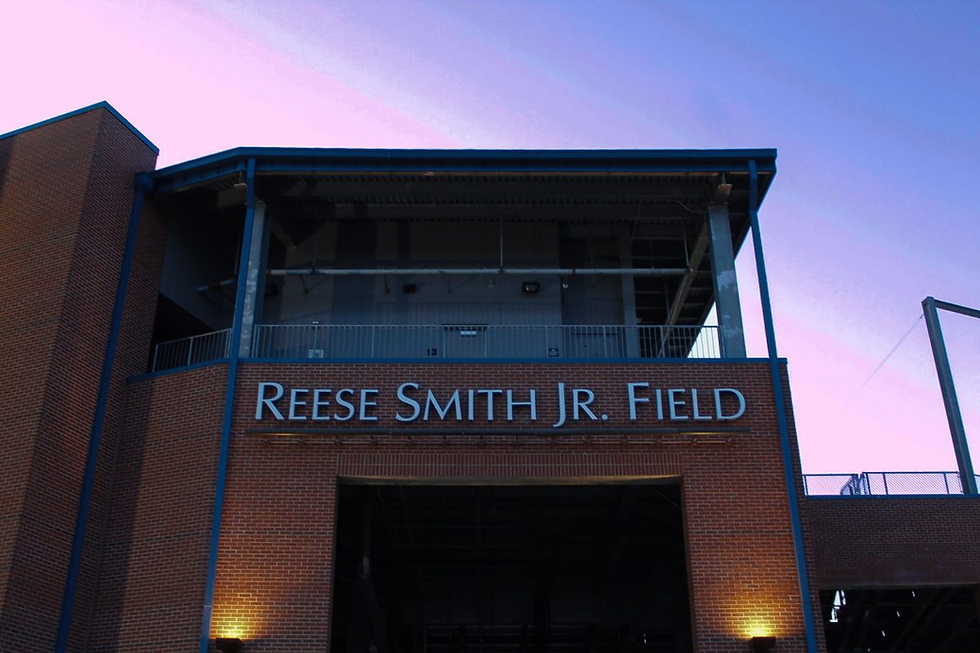 Reese Smith Jr. Field at Middle Tennessee State University on 1-28-25. Photo by Abby Barber