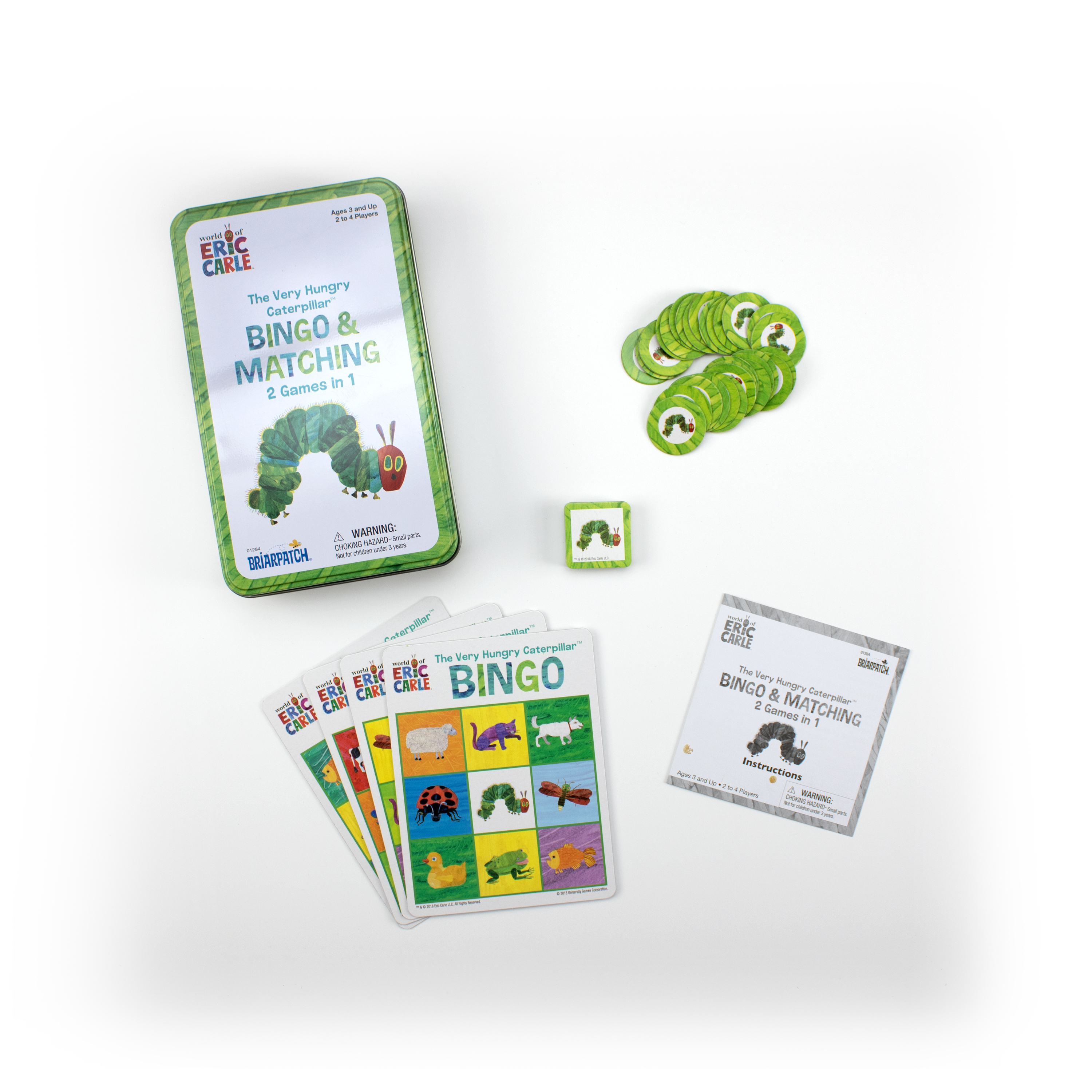 The Very Hungry Caterpillar Bingo & Matching Tin