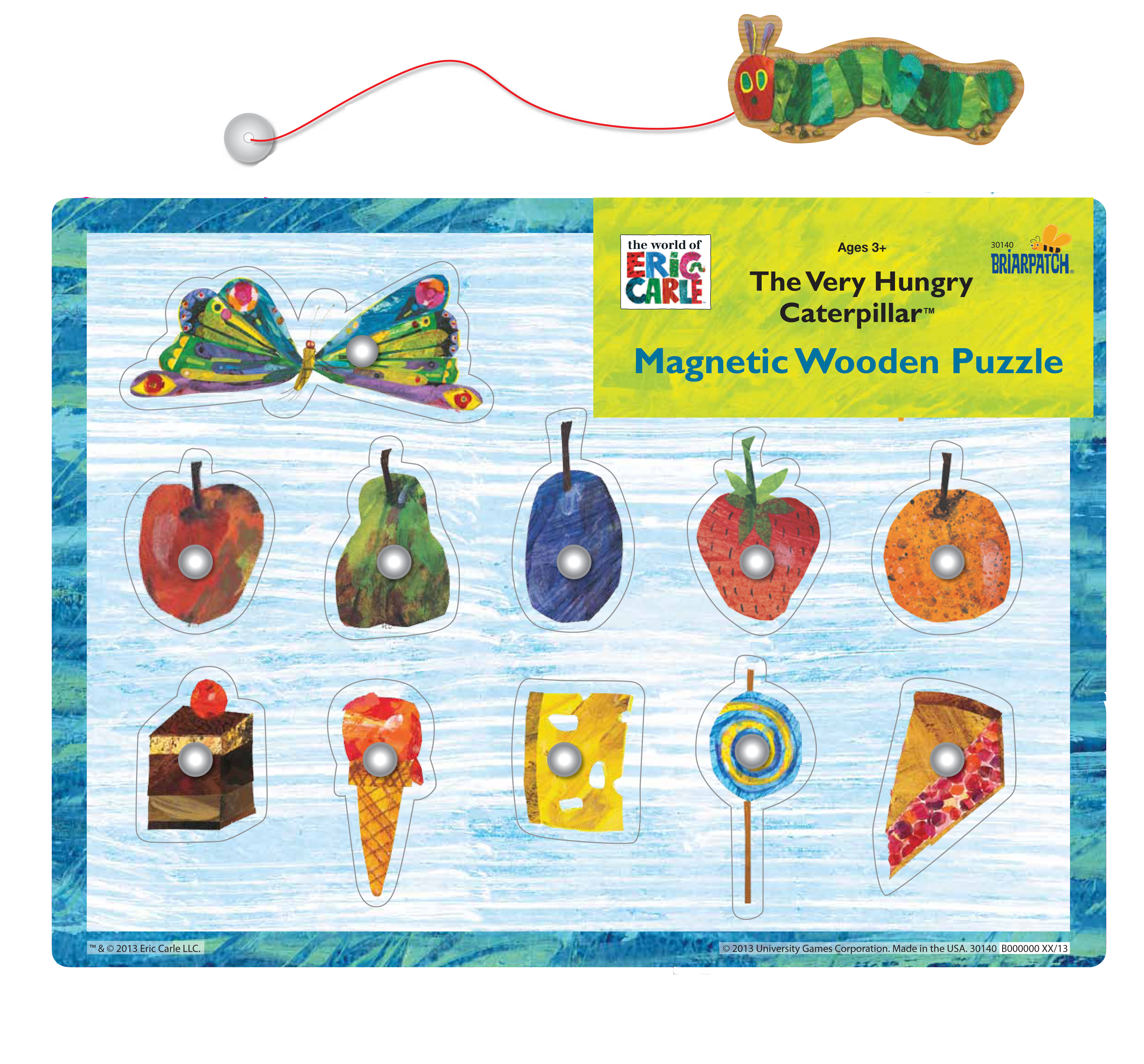 magnetic wooden puzzle