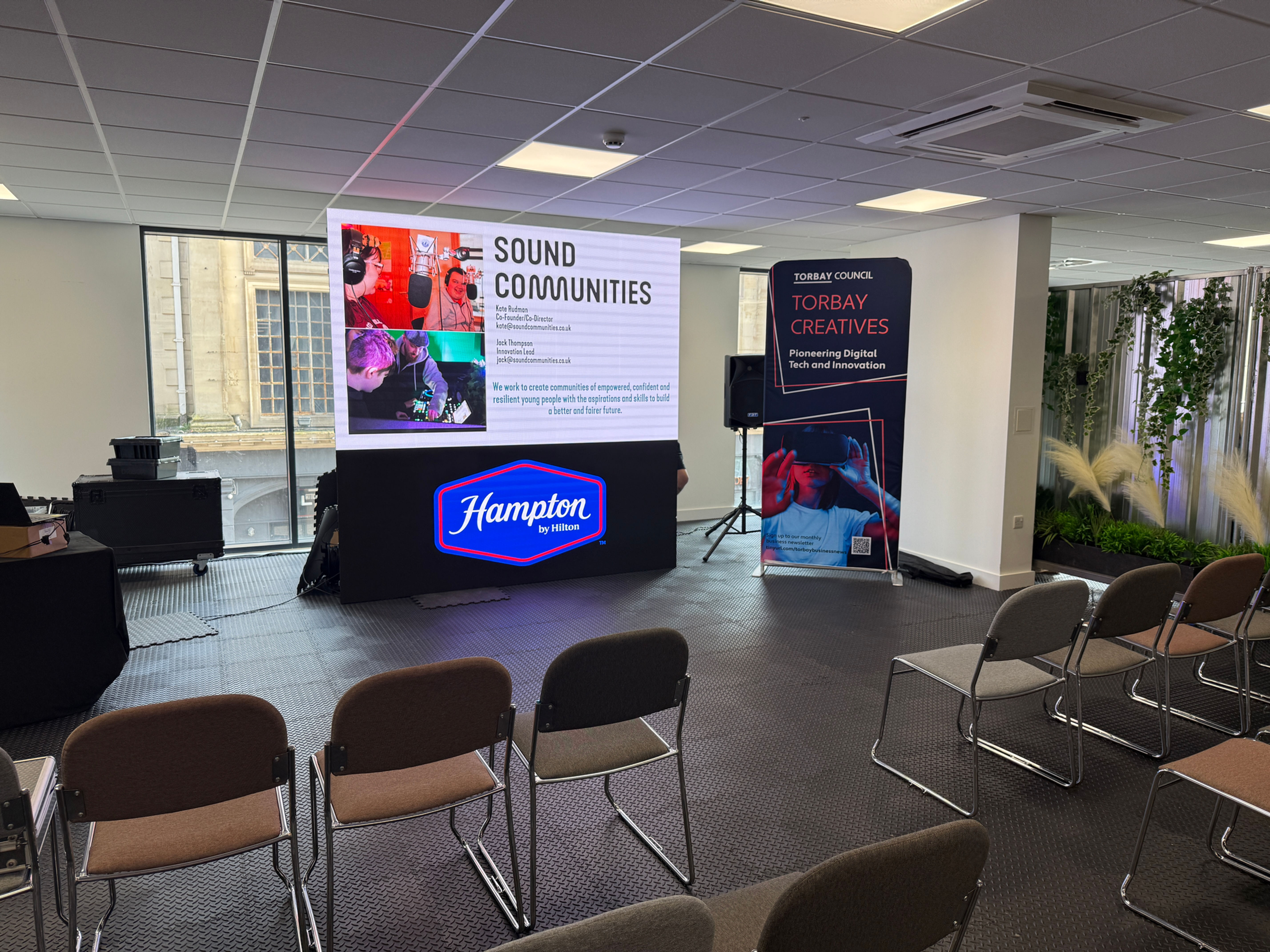 Small led screen hire Torquay