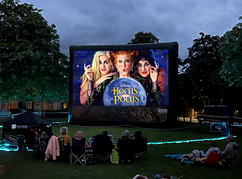 halloween outdoor cinema