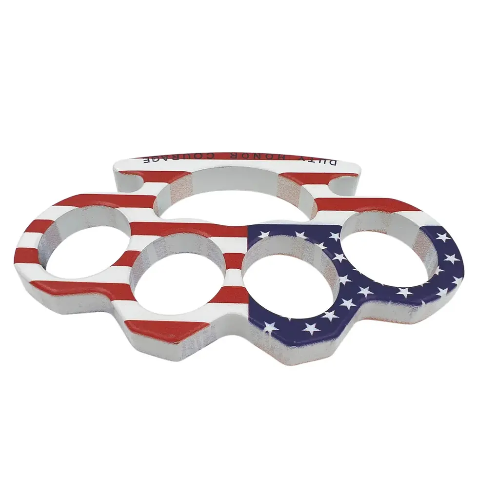 Thumbnail: Heavy Duty Paper Weight Knuckle - US Flag