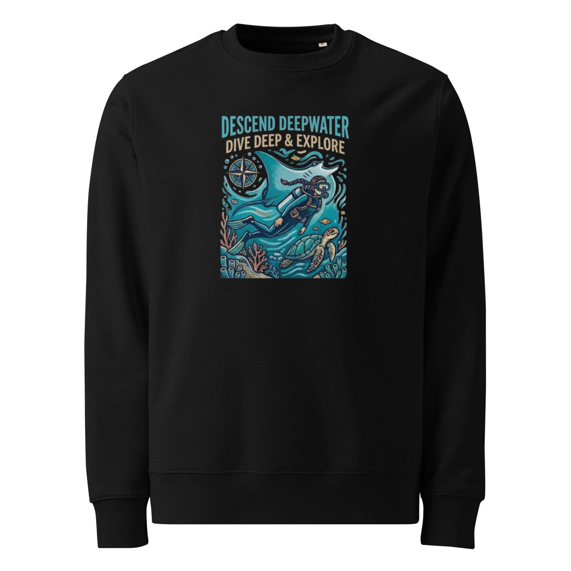 Deep Dive Swirl Graphic Sweatshirt - Unisex