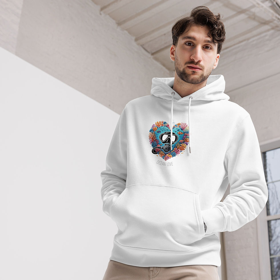 Thumbnail: Ocean Love Colour Hoodie - Unisex
