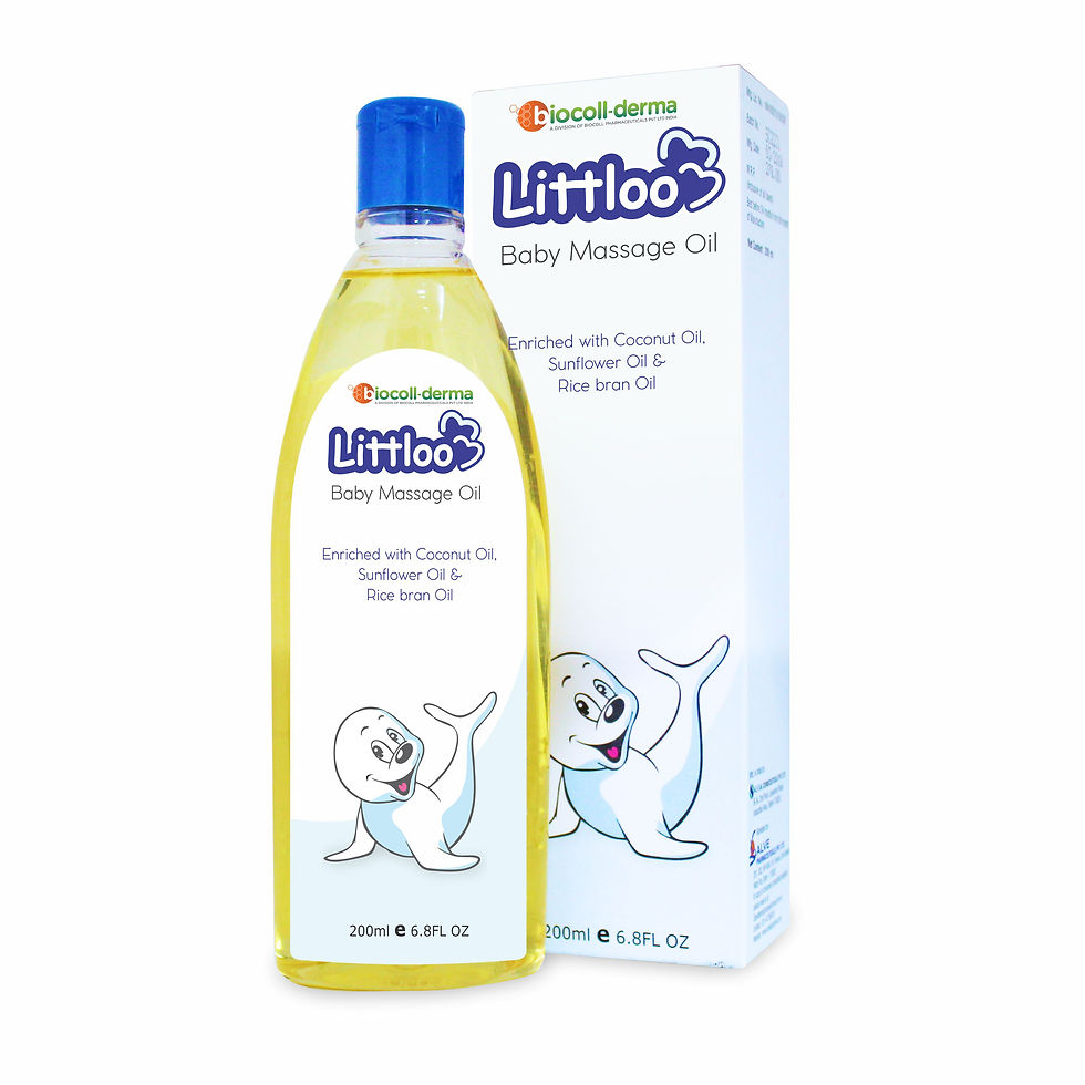 Biocoll-derma Littloo Massage Oil - 200ml