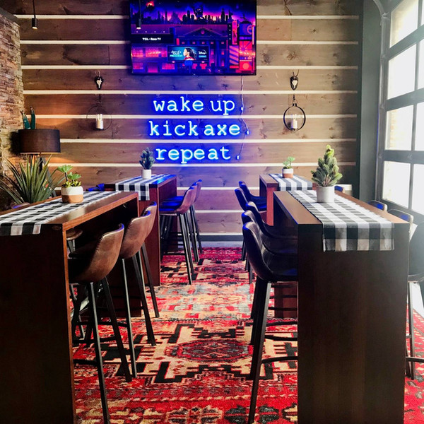 VENUE PHOTOS Kick Axe Throwing Brooklyn Philly Washington, DC