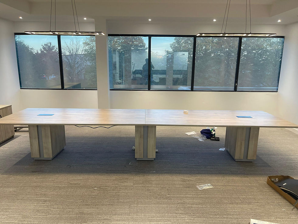 Thumbnail: Brand New Boardroom Table with Double Base Cube & 2 Power Modules(1)