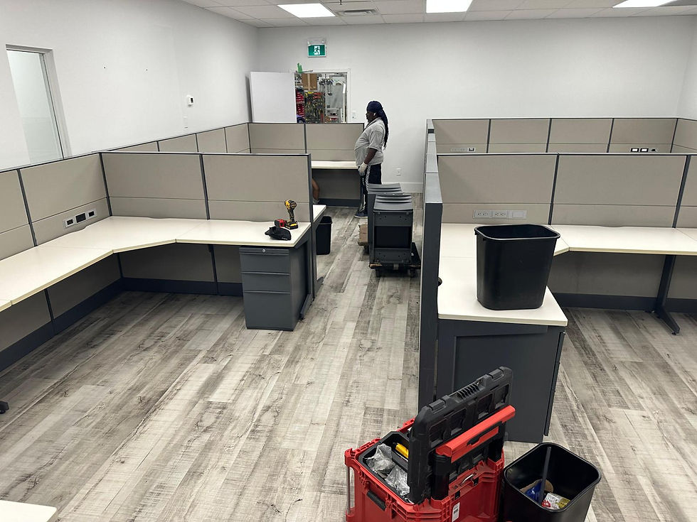 Thumbnail: Teknion Leverage Station Installation
