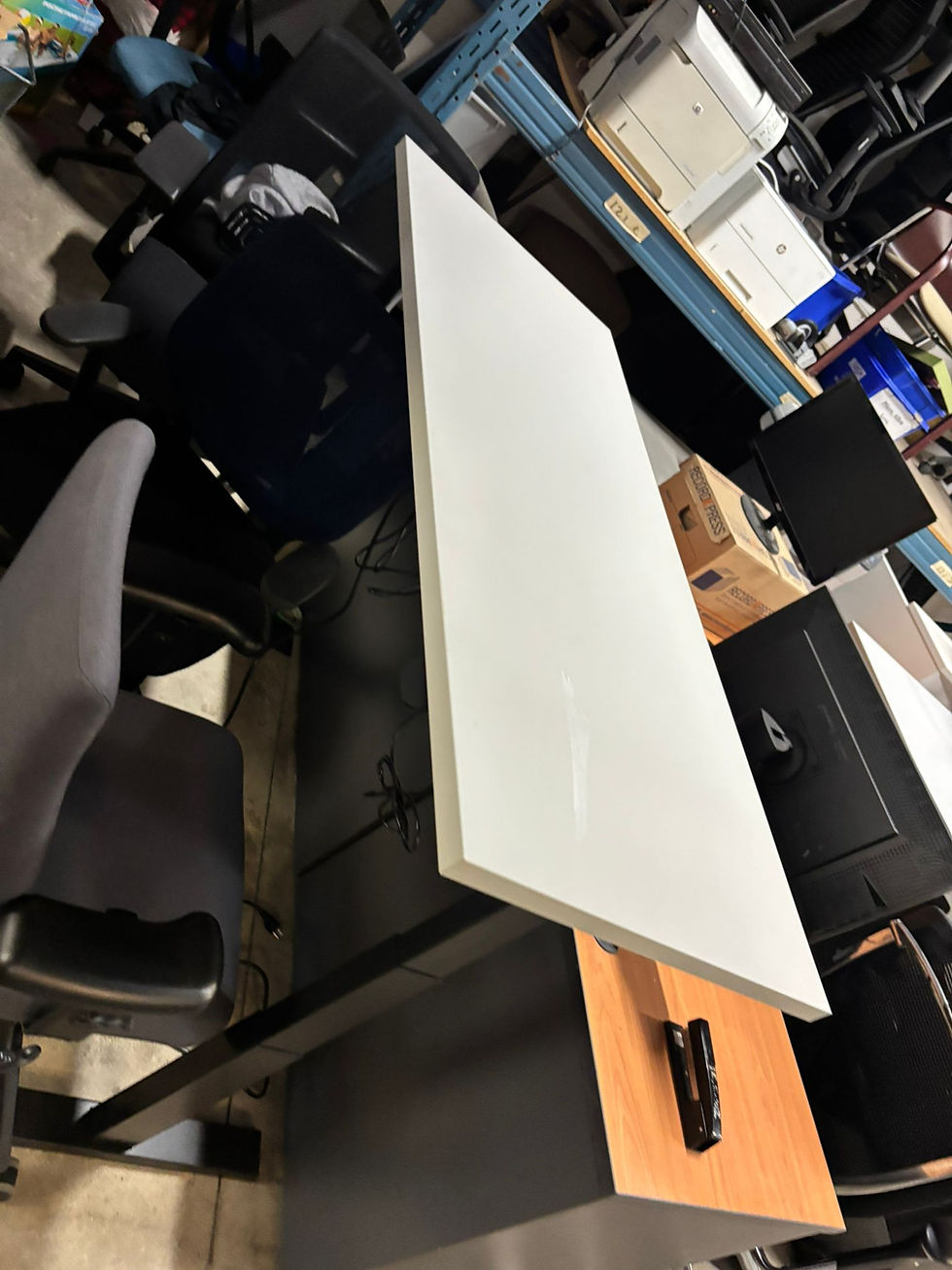 Thumbnail: Haworth Upside Sit-Stand Desk Base-Brand New(7)
