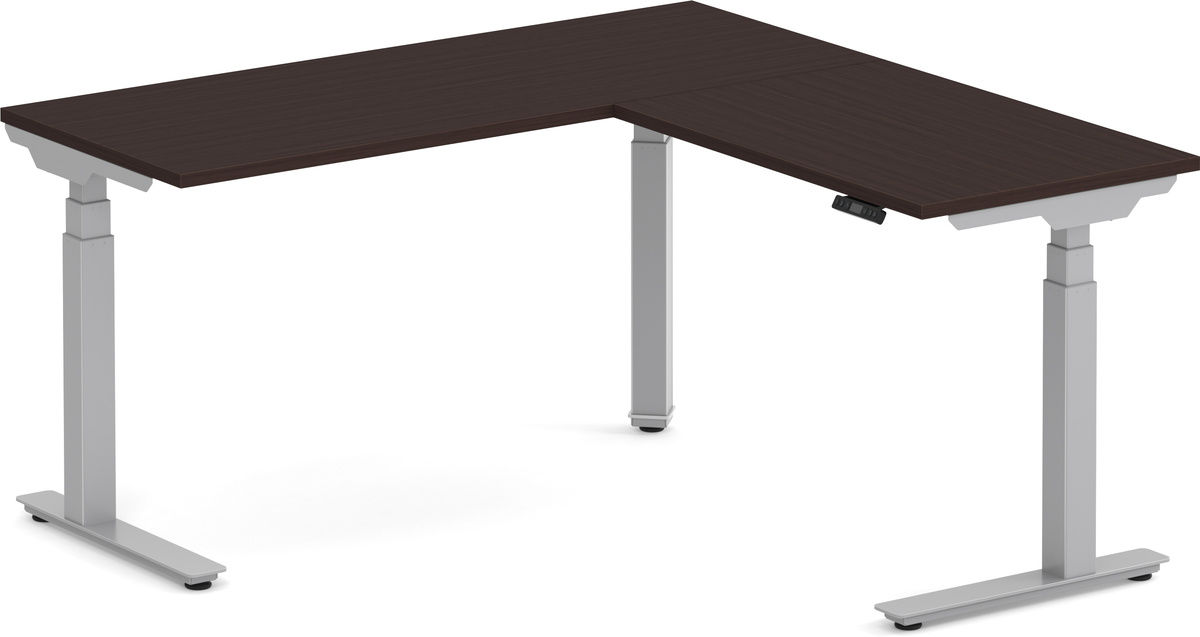 Enhance Electric Height-Adjustable L-Shape Desk 60" X 60"