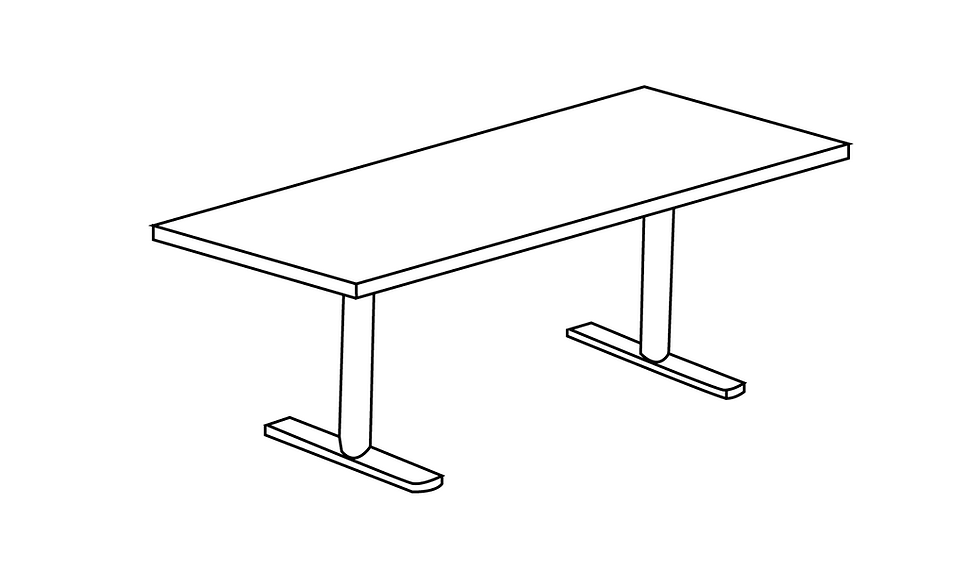 Adjustable Height Desk, Ufficio Furniture