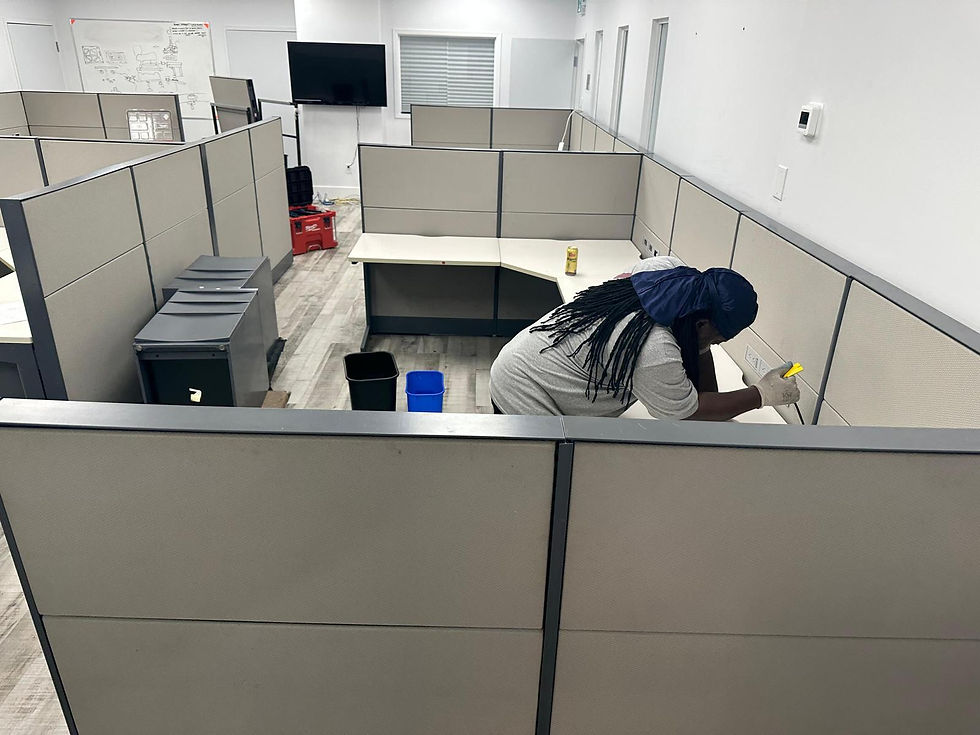 Thumbnail: Teknion Leverage Station Installation