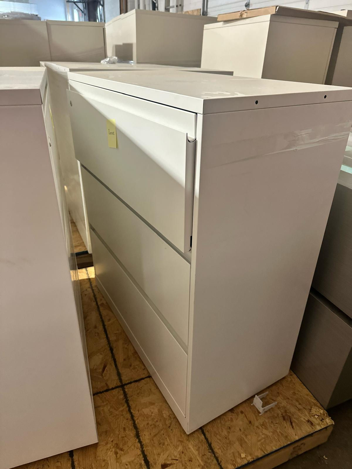 Haworth 3 Drawer Filing Cabinet(2)